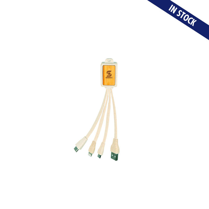 Sonoco Bamboo Universal Charging Cable (POS)