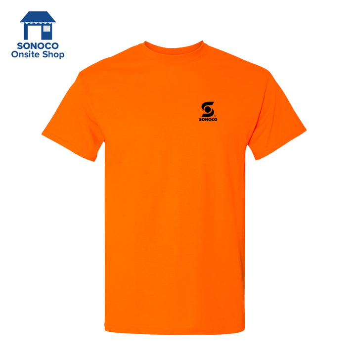 Sonoco Orange Safety Shirts POS