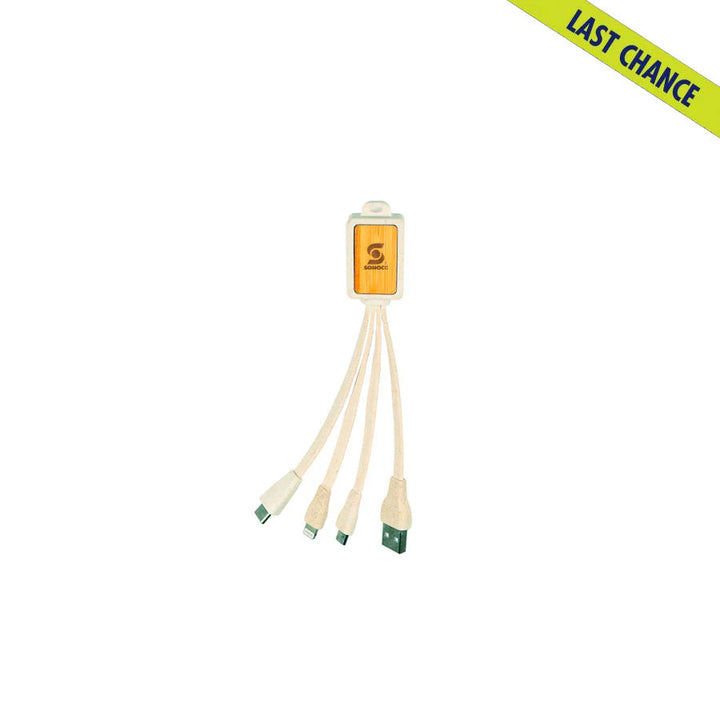 Sonoco Bamboo Universal Charging Cable (POS)