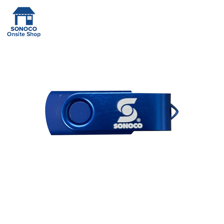 USB Drive 2 GB - White Sonoco Logo POS