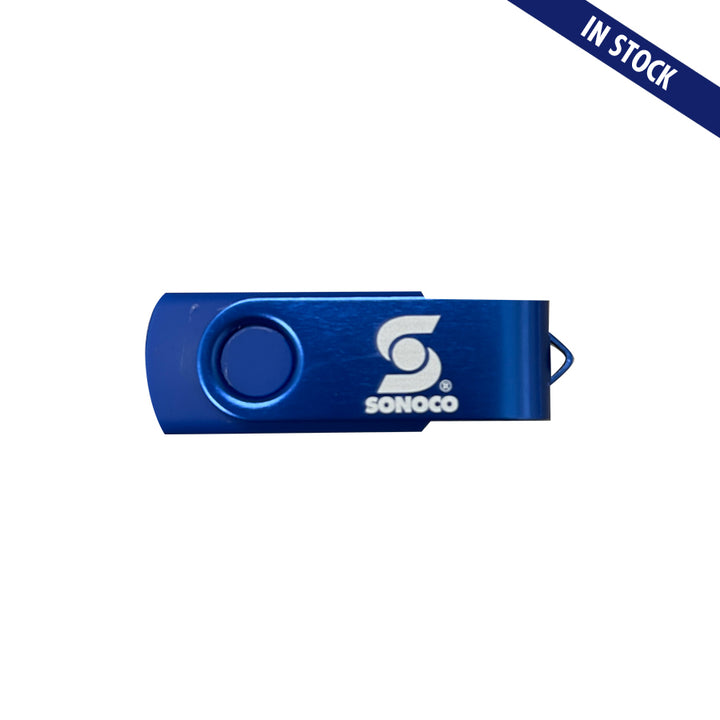 USB Drive 2 GB - White Sonoco Logo POS